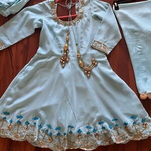 Frock suit nice embroidery size 38